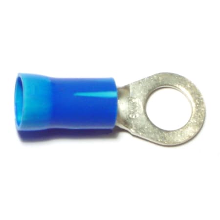 Midwest Fastener Ring Terminal, 6 AWG, Plastic Insulated, 10 PK 60848